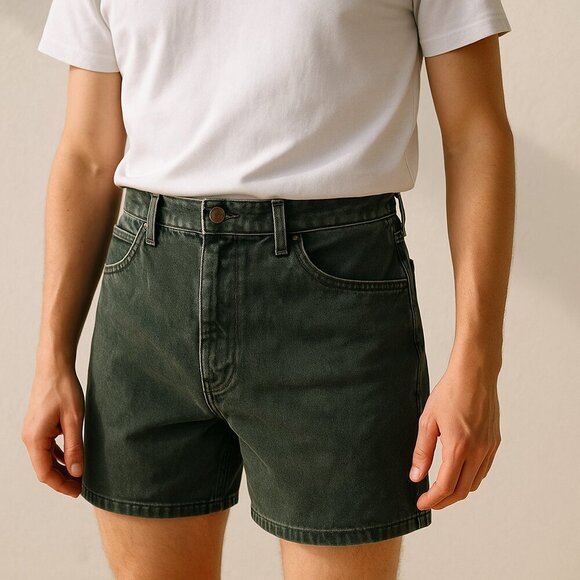 Wrangler Authentic Jeans Garment-Dyed Denim Shorts – Made in USA – Size 36 - Picture 10 of 11